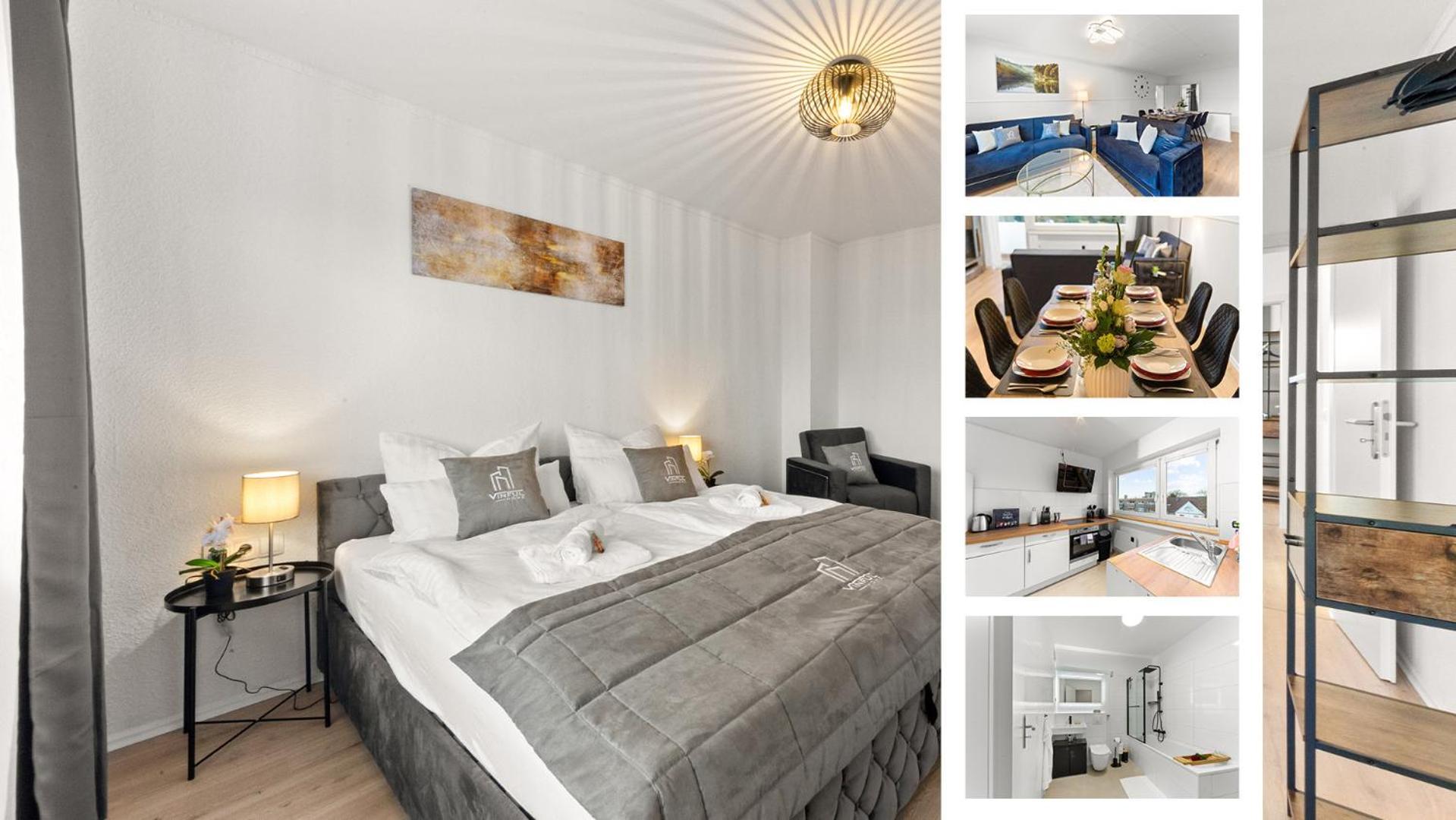 Vinful: Premium-Apartment Mit Balkon Und Parkplatz Mülheim an der Ruhr Exterior photo